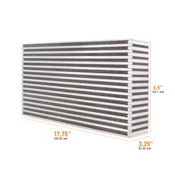 Intercooler Core, Universal Air-to-Air Race Intercooler Core, 17.75"x6.5"x3.25"