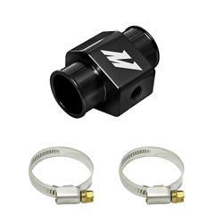 Water Temperature Sensor Adapter, 30mm, Aluminum, Black Anodized, 1/8 in. NPT Bung, Each