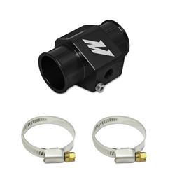 Water Temperature Sensor Adapter, 32mm, Aluminum, Black Anodized, 1/8 in. NPT Bung, Each