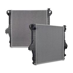 Radiator, OE Replacement, Aluminum/Plastic, Natural, Crossflow, Dodge, Each