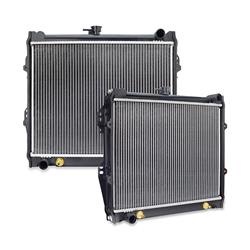 Radiator, Exact Fit, Aluminum, Plastic, Toyota, 2.4L, RWD, Each