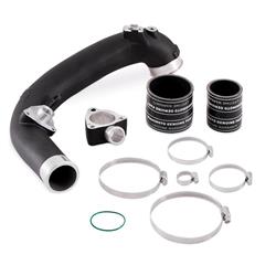 Intercooler Pipes, Aluminum, Black Powdedrcoated, Jeep, Kit