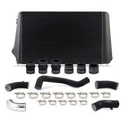 Intercoolers, Aluminum, Black, Intercooler Pipes, Black, Chevy, Kit