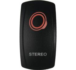 SWITCH STEREO ON/OFF RED