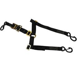 Tie-Down Strap, Spare Tire, Up To 37 in. Tire, Black, Ratchet, S-hook, Each