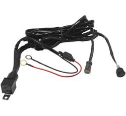 Auxiliary Light Wiring Harness, LED LightBar, Single, Kit