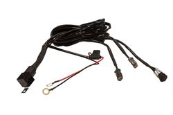 Auxiliary Light Wiring Harness, LED LightBar, Dual, Kit