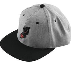 HAT DFR HEAD FLATBILL GRY/BLK