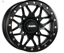 DragonFire Racing Typhon Wheel 15X6 4/156 5+1 +40 Machined Black