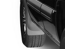 Mud Flaps, No-Drill DigitalFit, Thermoplastic, Black, Front, Pair