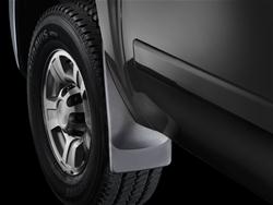 Mud Flaps, No-Drill DigitalFit, Front, Thermoplastic, Black, GM, Pickup, Pair