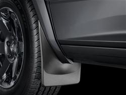 Mud Flaps, No-Drill DigitalFit, Front, Thermoplastic, Black, Dodge, Ram, Pair
