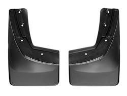 Mud Flaps, No-Drill DigitalFit, Front, Thermoplastic, Black, Chevy, Pair