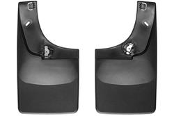 Mud Flaps, No-Drill DigitalFit, Thermoplastic, Black, Jeep, Front, Pair
