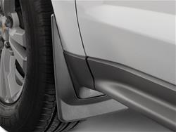 Mud Flaps, No-Drill DigitalFit, Thermoplastic, Black, Chevy, Front, Pair