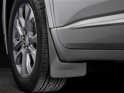 Mud Flaps, No-Drill, Thermoplastic, Black, Front, Chevrolet, Pair