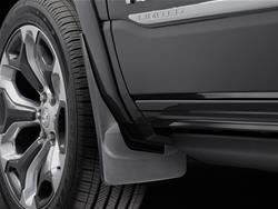 Mud Flaps, No-Drill, Thermoplastic, Ram, Front, Black, Pair