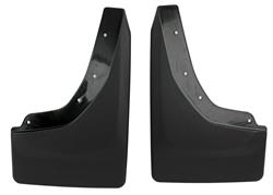Mud Flaps, No-Drill, Front, Thermoplastic, Black, Ram, 1500 TRX, Pair