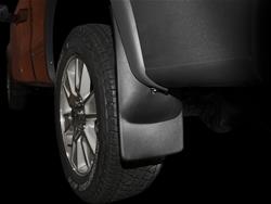 Mud Flaps, DigitalFit, Rear, Thermoplastic, Black, Ford, Pair