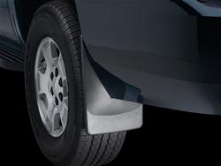 Mud Flaps, DigitalFit, Rear, Thermoplastic, Black, Chevy, GMC, Pair