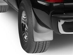 Mud Flaps, DigitalFit, Rear, Thermoplastic, Black, GM, Pickup/SUV, Pair