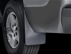 Mud Flaps, DigitalFit, Rear, Thermoplastic, Black, GM, SUV, Pair