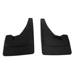 Mud Flaps, No-Drill, Rear, Thermoplastic, Black, Ram, 1500 TRX, Pair