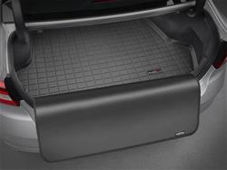 Floor Mats, Cargo Area with Bumper Protector, Thermoplastic, Black, Chrysler, Dodge, Set