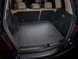 Floor Mats, Cargo Liners, Cargo Area, Thermoplastic, Black, Fits Behind 2nd Row Seating, Mercedes-Benz, Each