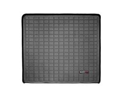 Floor Mat, Cargo Area, WeatherTech Logo, Thermoplastic, Black, Toyota, Each