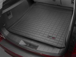 Floor Mat, Cargo Area, WeatherTech Logo, Thermoplastic, Black, Chevy, GMC, Each