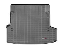 Floor Mat, WeatherTech, Cargo Area, Thermoplastic, Black, BMW, Each