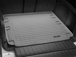 Floor Mats, Cargo Liners, Cargo Area, Thermoplastic, Gray, Designed To Fit with Adjustable Cargo Floor In the Top Position, Buick, Each