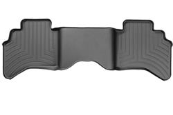 Floor Mat, Second Seat, Thermoplastic, Black, Dodge, Pickup, Pair