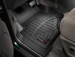 Floor Mat, Front Seat, Thermoplastic, Black, Buick, Chevy, GMC, Isuzu, Oldsmobile, Saab, Pair