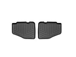 Floor Mat, Second Seat, Thermoplastic, Black, Jeep, Pair