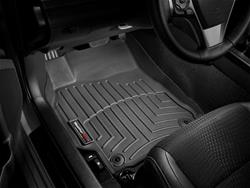 Floor Mat, Weather Tech DigitalFit, Front/Second Seat, Thermoplastic, Black, Cadillac, Set
