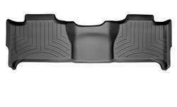 Floor Mat, Second Seat, Thermoplastic, Black, Cadillac, Chevy, GMC, Each
