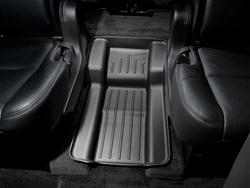 Floor Mat, Center Floor Liner, Rubberized, Black, Cadillac, Chevy, GMC, Each
