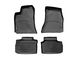 Floor Mats, FloorLiners, Front/Second Seat, Thermoplastic, Black, Chrysler, Set