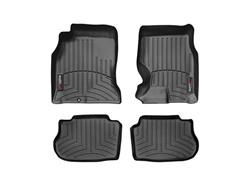 Floor Mats, FloorLiners, Front/Second Seat, Thermoplastic, Black, for Infiniti, Set