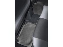 Floor Mat, Second Seat, Thermoplastic, Black, Subaru, Pair