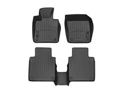 Floor Mat, Automotive, FloorLiners, Front/Second Seat, Thermoplastic, Black, Volvo, Set of 3