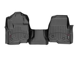 Floor Mats, FloorLiners, Front/Second Seat Position, Thermoplastic, Black, Ford, Set