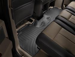 Floor Mat, Second Seat, Thermoplastic, Black, Ford, Lincoln, Each