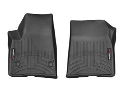 Floor Mats, WeatherTech, Front Seat, Thermoplastic, Black, GMC, Pair