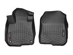 Floor Mat, DigitalFit, Front Seat, Thermoplastic, Black, for use on Honda®, CR-V, Pair