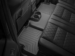 Floor Mat, Floor Liner, Second Seat, Thermoplastic, Black, Subaru, Each