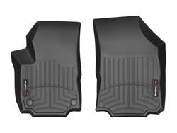 Floor Mat, Floor Liner, Front Seat, Thermoplastic, Black, Chevy, Pair