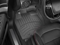 Floor Mats, FloorLiner HP, Front Row, Non-Hybrid, Thermoplastic, Black, Kia, Sorento, Pair